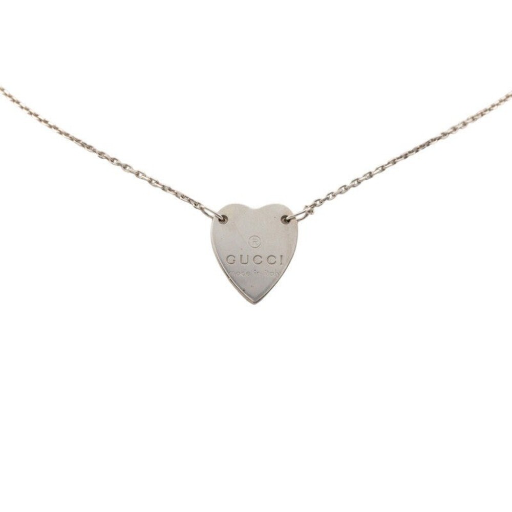 Gucci Heart Sterling Silver 925 Necklace